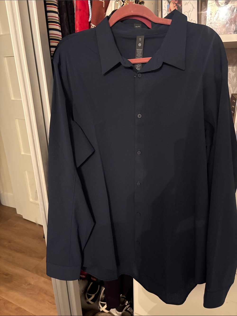 lululemon athletica Men's Dress Shirt - Dark Navy